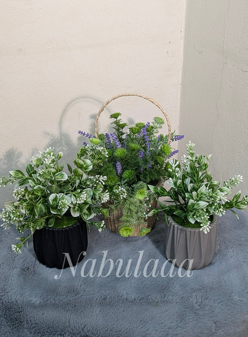 Blossom & Basket Collection: A Handcrafted 3-Product Combo