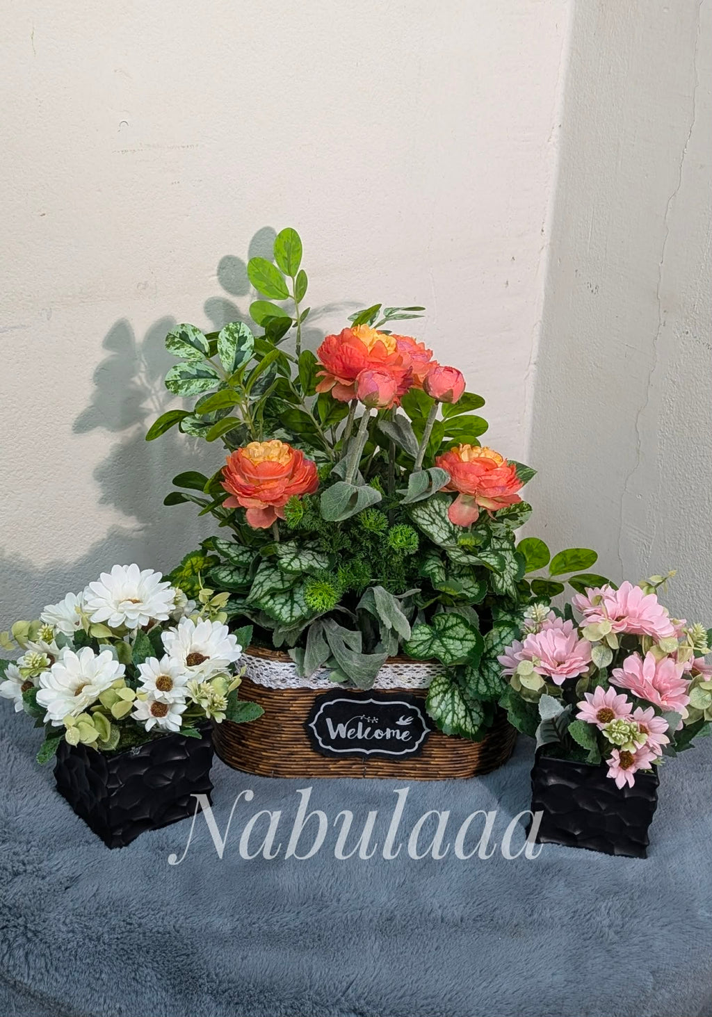 Blossom & Basket Collection: A Handcrafted 3-Product Combo