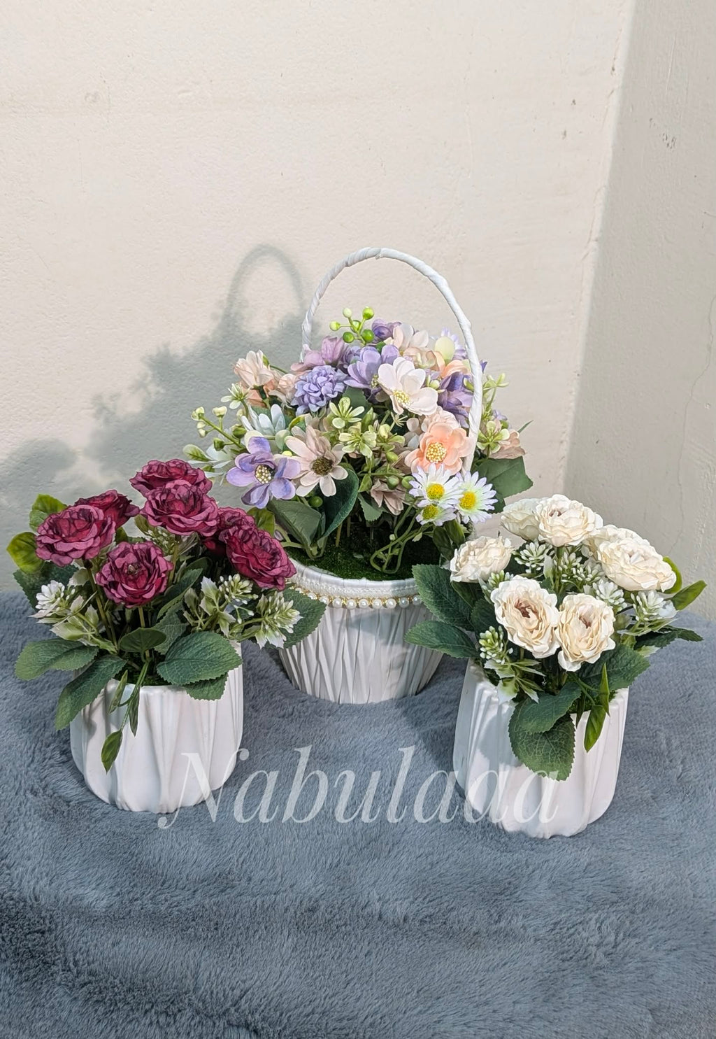 Blossom & Basket Collection: A Handcrafted 3-Product Combo