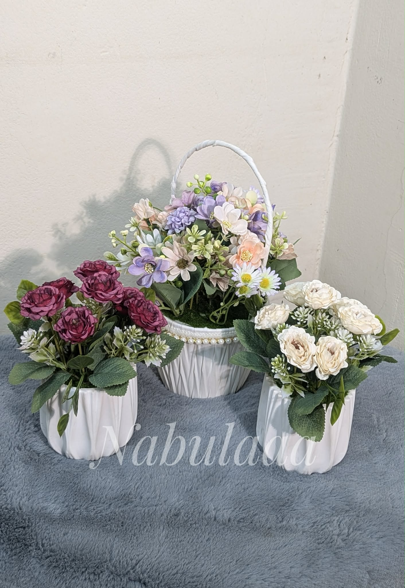 Blossom & Basket Collection: A Handcrafted 3-Product Combo