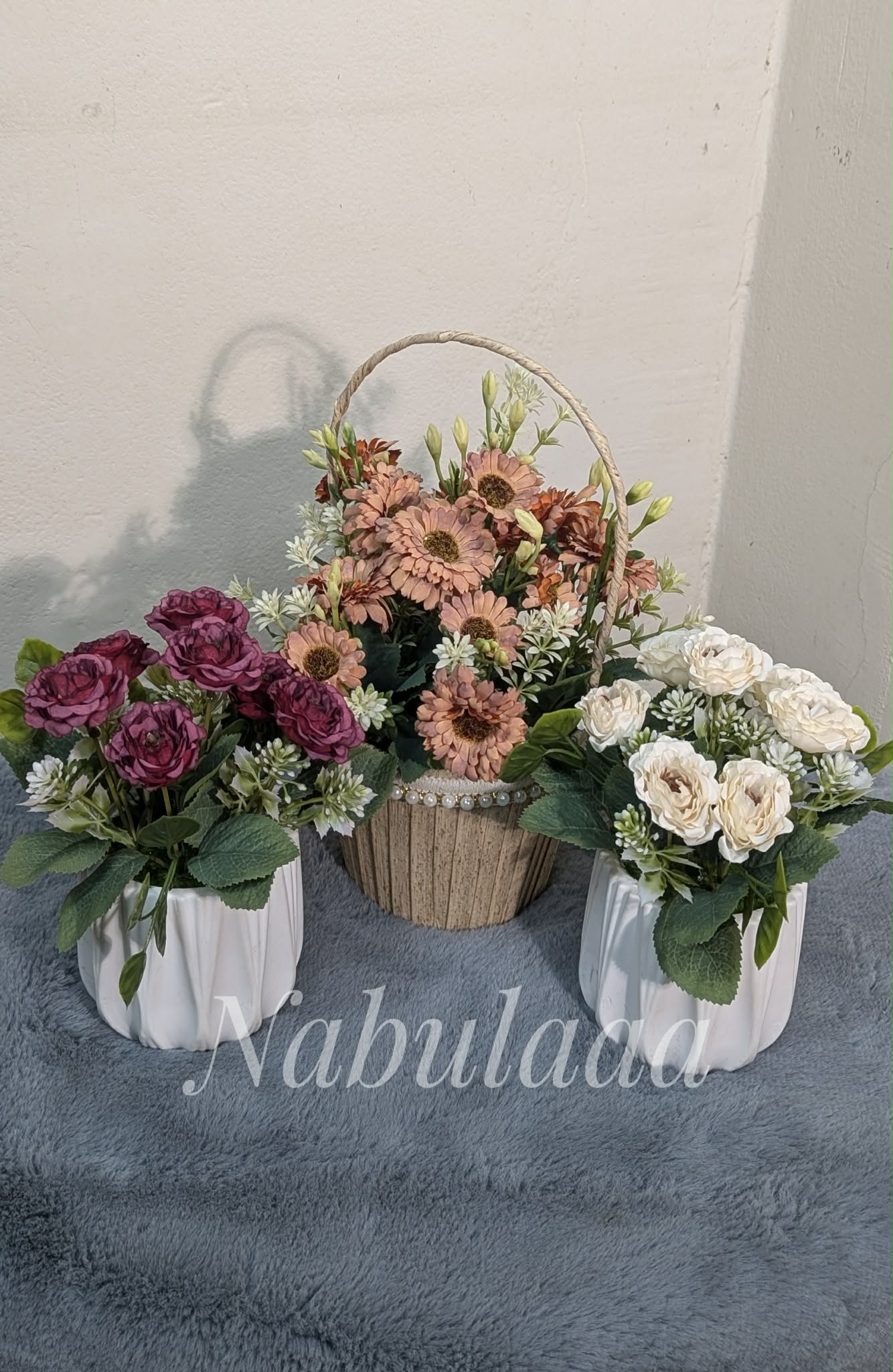 Blossom & Basket Collection: A Handcrafted 3-Product Combo