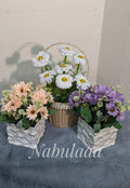 Flower & Basket Collection: A Handcrafted 3-Product Combo